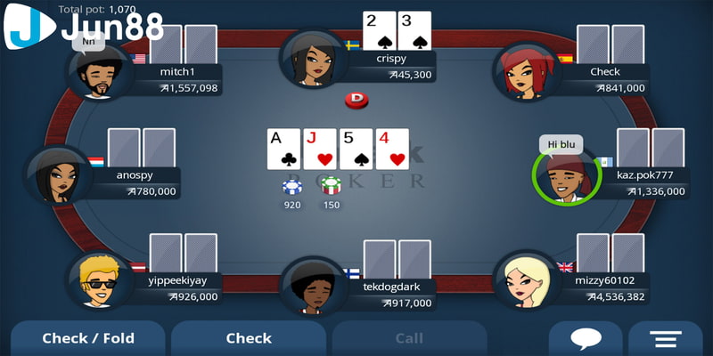 chơi game poker bịp