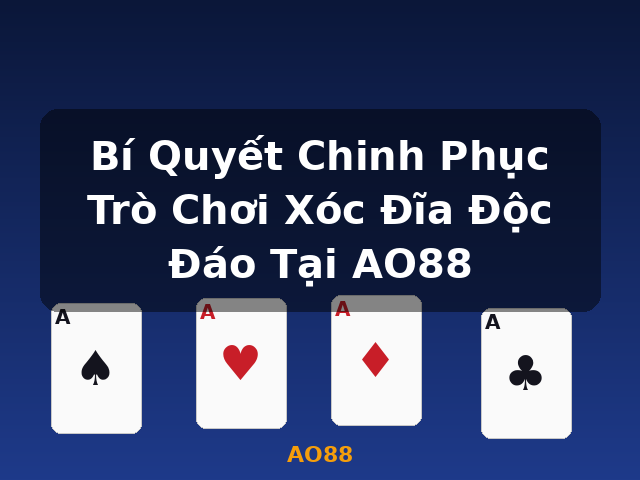 Bí Quyết Chinh Phục Trò Chơi Xóc Đĩa Độc Đáo Tại AO88 - AO88 Bí Quyết Chinh Phục Trò Chơi Xóc Đĩa Độc Đáo Tại AO88 - AO88