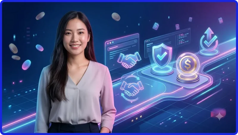 Minh họa khái niệm Lô Xiên 2 với hai con số được kết nối bằng ánh sáng trên nền tối sang trọng