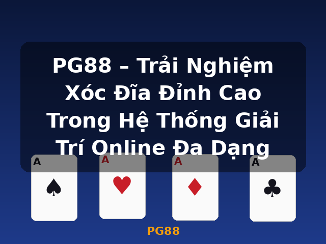PG88 – Trải Nghiệm Xóc Đĩa Đỉnh Cao Trong Hệ Thống Giải Trí Online Đa Dạng - PG88