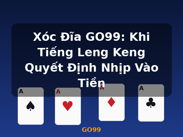 Xóc Đĩa GO99: Khi Tiếng Leng Keng Quyết Định Nhịp Vào Tiền - GO99 Xóc Đĩa GO99: Khi Tiếng Leng Keng Quyết Định Nhịp Vào Tiền - GO99