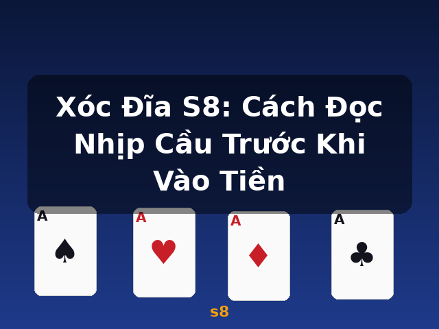 Xóc Đĩa S8: Cách Đọc Nhịp Cầu Trước Khi Vào Tiền - s8