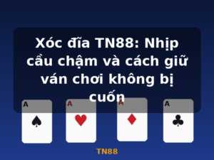 Xóc đĩa TN88: Nhịp cầu chậm và cách giữ ván chơi không bị cuốn - TN88